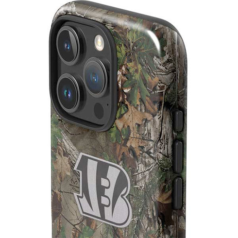 NFL Cincinnati Bengals Realtree Xtra Green Camo iPhone 16 Pro Impact Case